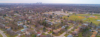 Community View of the Audubon Park neighborhood of Minneapolis, Minnesota